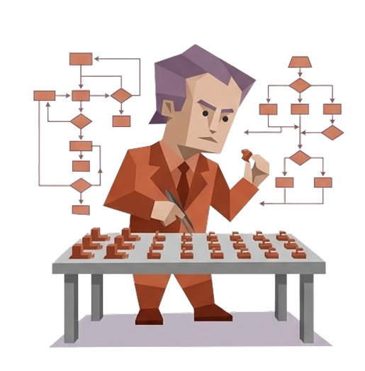 Illustration av Kontrollera